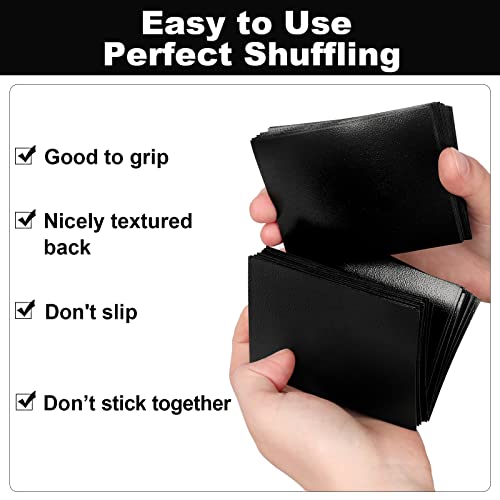 200 Pack Card Sleeve Compatible with Yu-gi-oh Card Sleeve Japanese 62x89mm | Black Small Card Sleeves , Back Textured Perfect Shuffling, Protect Your Japanese Sized Trading Cards Photocard Never Tear - color: Black
