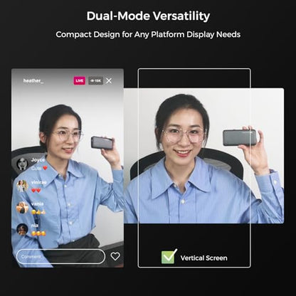 NearStream 4K Webcam for PC with AI Auto Framing and Noise-Canceling Mic | Autofocus, 45°-95° Adjustable FOV, Plug & Play, Software Control, 4K for Streaming, Video Calls and Content Creation - style: 4K@30FPS,1080P@60FPS