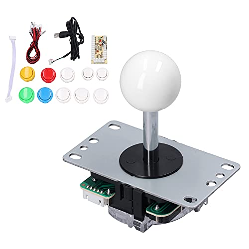 Leapiture Arcade Game Joystick Kits Arcade Buttons Game Diy Kit Parts Game Diy Kit Parts Classic Arcade Games Cabinet Kit