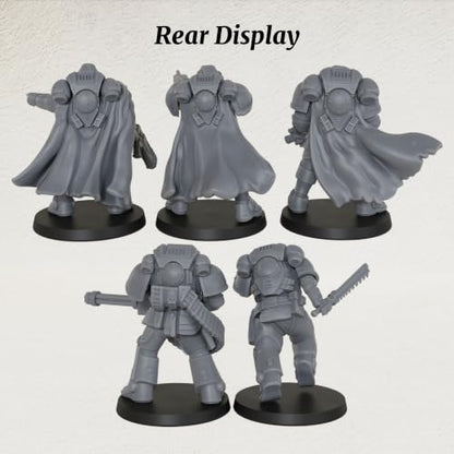 Sci-Fi Miniatures 28mm- Minis Figurine for Tabletop RPG Game- AS1021 | Fantasy Minis Unpainted for TTRPG Role Playing Game- Vanguard Warriors