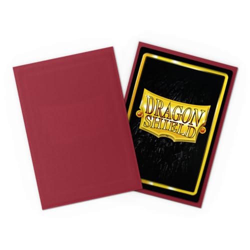 Dragon Shield | Japanese Size Card Matte Sleeves | 60 CT - Smooth & Tough Premium TCG Sleeves - Compatible with Yu-Gi-Oh, Naruto, Cardfight & Vanguard | Blood Red - color: Blood Red Matte