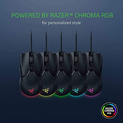 Razer Viper Mini - Wired Gaming Mouse for PC/Mac (Ultralight 61g, Ambidextrous, Speedflex Cable, 8500 DPI Optical Sensor, Chroma RGB Illumination) Black - style: Viper Mini