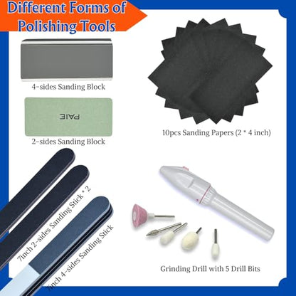 Gundam Model Tool Kit, 64pcs Hobby Modeler Basic Tool Set for Minature Bandai Models, Cars, Airplanes, Buildings, Gundam, Robots Repairing Fixing