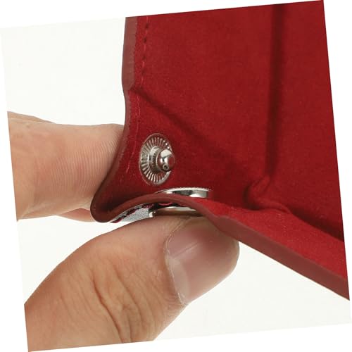 Kisangel Folding Pu Dice Storage Case Elegant Dice Tray for Tabletop Games Jewelry Sundries Organizer Chic Design for Living Room Bedroom Game Room Decor