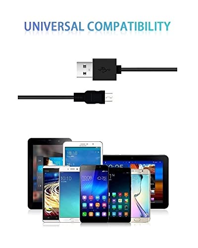 Micro USB Cable, 2 Pack [6FT, 6FT], Fast Charging Cable, High Speed Data Transfer Cable, Android Phone Cable for Samsung Galaxy S7 Edge S6 S5 and More, Trustable - size: 2Pack 6ft