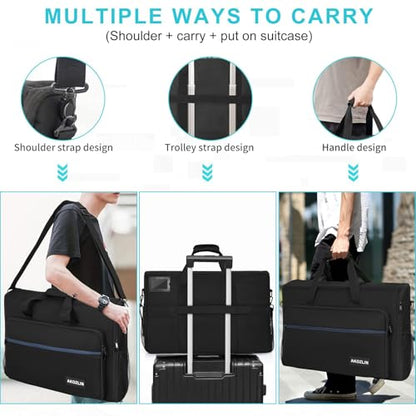 AKOZLIN LCD Screens/TVs Transport Tote Bag for 27" - 32" Displays Padded Monitor Carrying Travel Case (NOT FOR IMAC) With Shoulder Strap Accessories Pocket - size: For 27"- 32" Screen