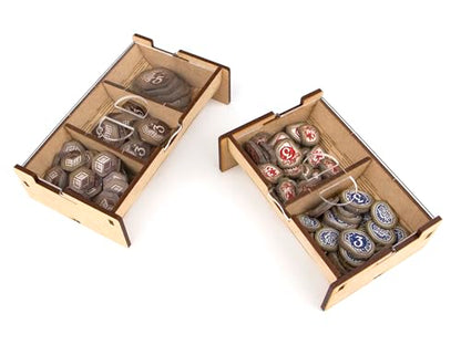TowerRex Board Game Organizer for Arkham Horror LCG Revised, Arkham Horror LCG Revised Insert, Upgrade Accessories