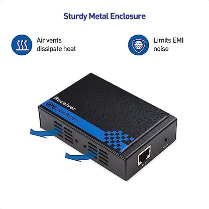 Cable Matters Receiver Box for Wall Mount HDMI Extender, up to 300ft | TCP/IP, 1080p, 1-to-Many Setup, Model 103002R, Compatible with Model 103002 - style: Additional Receiver