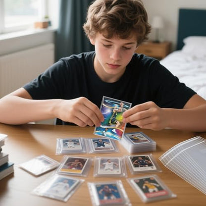 400Pcs Top Loader Sleeves Penny Sleeves for Top Loaders Resealable Team Bags for 35-75PT Rigid Toploader Card Holder Trading Card Sleeves Trading Card Protectors for Semi Rigid Card Holders(3" x 5")