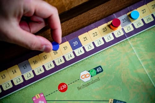 Capstone Games Age of Rail: South Africa Strategy Board Game | Railroad Strategy Board Game with Economic and Resource Management | 60 Minute Play Time, 3–6 Players, Ages 14+ - color: Age of Rail: South Africa