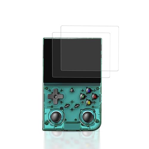 2 pack Screen Protector for RG35XX Pro Retro Handheld Game Console, 9H Hardness Tempered Glass for RG35XX Pro,Anti-Scratch, Bubble Free, HD Clarity