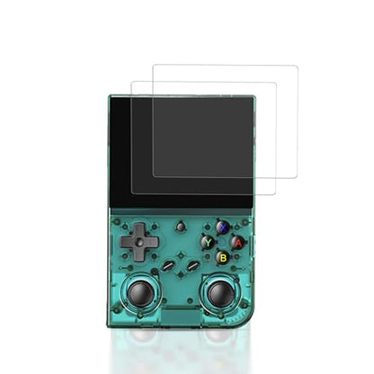 2 pack Screen Protector for RG35XX Pro Retro Handheld Game Console, 9H Hardness Tempered Glass for RG35XX Pro,Anti-Scratch, Bubble Free, HD Clarity