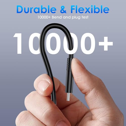 60W Charger for Nintendo Switch 2, Fast Charging USB C Cable for Switch 2 Accessories, AC Adapter with 5FT Cable Compatible with Nintendo 2,Lite,OLED,Steam Deck - Support TV Mode - size: 5FT