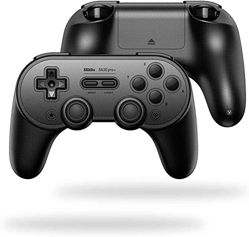 8Bitdo Sn30 Pro+ Bluetooth Controller Wireless Gamepad for Switch, PC, macOS, Android, Steam and Raspberry Pi (Black Edition)