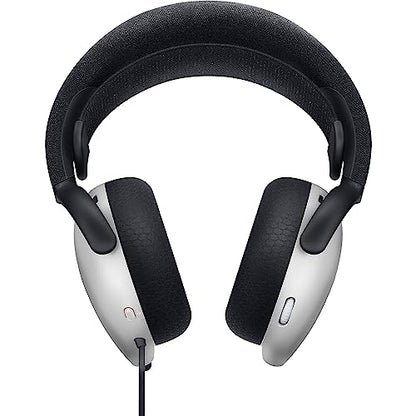 Alienware Wired Gaming Headset AW520H | 6.6 ft Cable, Hi-Res Audio, 20-40000 Hz, Memory Foam, Breathable Fabric, Lunar Light - color: Lunar Light