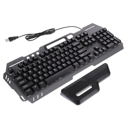 Silent Design Wired Backlit Keyboard for Computer Non Conflict Full Keyboard for Gaming