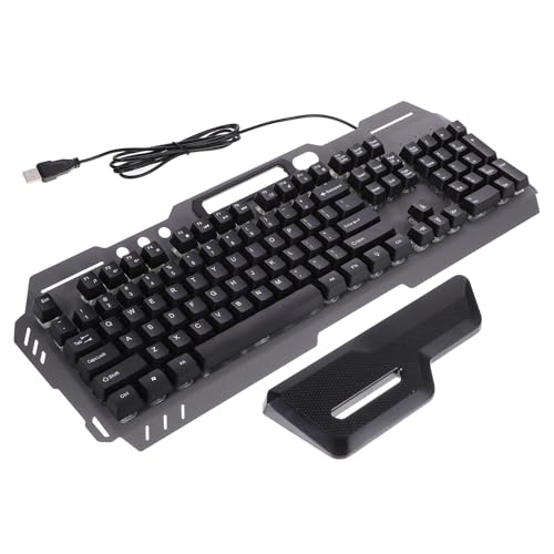 Silent Design Wired Backlit Keyboard for Computer Non Conflict Full Keyboard for Gaming