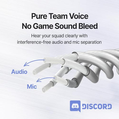 AZLA AZEL GEN3 Gaming Earbuds with Mic for PS5, Xbox, PC & More - color: Purple Blue