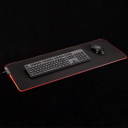 Desky LED Gaming Mouse Pad - Extended RGB Mouse Mat with 10 Lighting