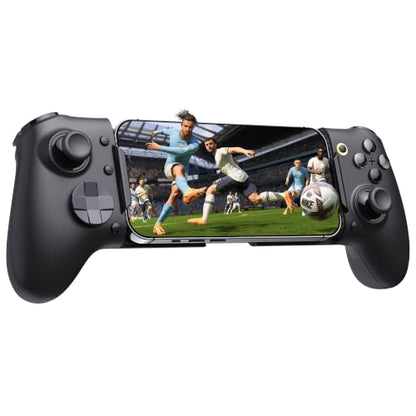 EasySMX M20 Phone Gaming Controller for Android, iPhone 15/16/17 & iPad Mini 6/7, Dual ABXY Switch, Hall Anti-Drift Joysticks, Dual Triggers, 1000Hz Polling Rate, Plug And Play. Play Mine-craft, Genshin-Impact,COD,Black. - color: Black