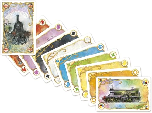 Asmodee Ticket to Ride United Kingdom + Pennsylvania Board Game Expansion - Strategy Game, Family Game for Kids & Adults, Ages 8+, 2-5 Players, 30-60 Minute Playtime | Train Route Strategy Game, Family Game for Kids & Adults, Ages 8+, 2-5 Players, 30-60 M