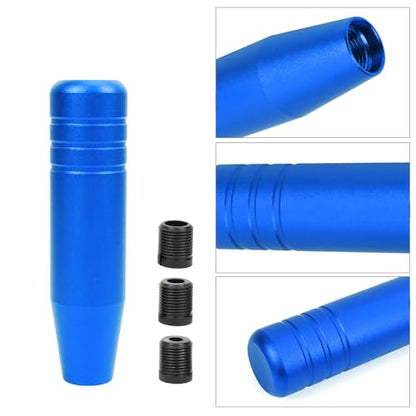 5inch Aluminum Alloy Shift Knob, Heavy Duty Car Gear Lever Stick Shifter Handle fit Most Automatic Manual Vehicle Blue - color: Blue, size: 13cm