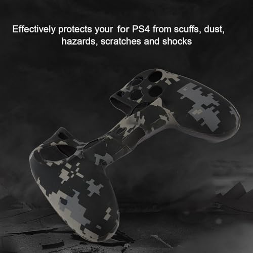 Protective Case Controller,Soft Silicone Sleeve Case,Gaming Controller Handle Cover,Controller Skin Cover Protective Case (Grey)