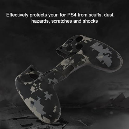 Protective Case Controller,Soft Silicone Sleeve Case,Gaming Controller Handle Cover,Controller Skin Cover Protective Case (Grey)