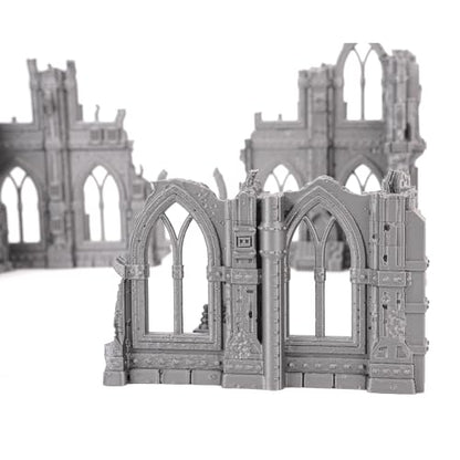 Sci-Fi Ruin Set 2 Bundle (2 Sets) for Wargames and RPGs 28mm 32mm Miniatures - style: Two Sets