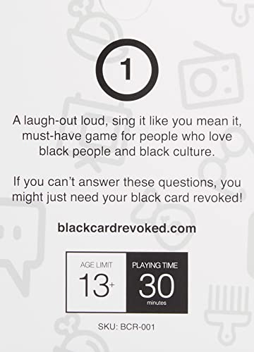 Black Card Revoked Original Flavor - Celebrate The Culture with America’s 1st Black Card Game | The Original Black Trivia | Perfect for Every Cookout, Game Night & Holiday