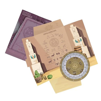 Ridley's Games Timescape: Cleopatra’s Curse an Escape Room Game - Brainteasers - Mystery Solving - Crack The Code - Game Night Favorites - Ages 12+ | 90 Minute Gameplay - Re-Gift to Your Friends! - style: Cleopatra