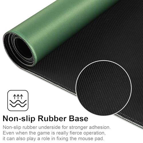 XXL Gaming Mouse Pad 35.4x15.7 Professional Large Mouse Pad & Computer Game Mouse Mat-90x40 Olivegreenus - color: 90x40 Olivegreenus, size: 35.4x15.7x0.1IN