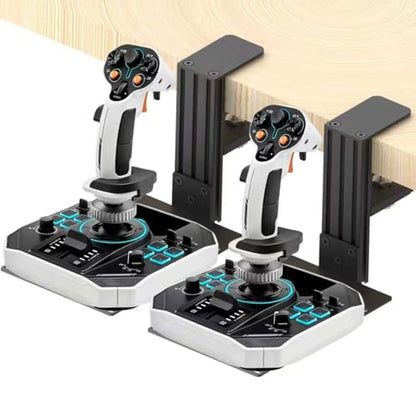 Table Mount Compatible for Logitech X52/X52 Pro/X56/X56 Rhino/Throttle Quadrant/Thrustmaster Warthog 10C & throttle/T.16000M FCS/TCA Officer Pack Airbus/TSSH Handbrake/VKB Gunfighter MK.lll etc