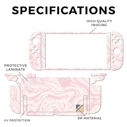 Glossy Glitter Gaming Skin Compatible with Nintendo Switch 2 Console Only - Silky Pink - Premium 3M Vinyl Protective Wrap Decal Cover - Easy to Apply | Crafted in The USA by MightySkins - color: Silky Pink, size: Switch 2 Console Skin Only, style: Glossy