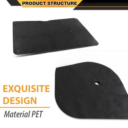 CNNELL Under Hood Insulation Pad 1/2 Inch Thick Compatible with Buick Regal 1981-1987 - style: 1981-1987 Buick Regal