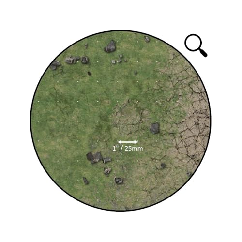 Battle Systems Grassy Fields Gaming Mat 3x3 - Grid