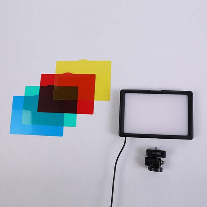 Portable LED Plug-in Live Broadcast Fill Light Video Shooting Outdoor Lighting Flat Panel Lighting Photography Light