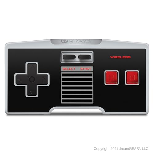 My Arcade GamePad Combo Kit - NES Wireless Controllers + 10 Foot Extension Cable for the NES Classic Edition System - style: Gamepad Combo