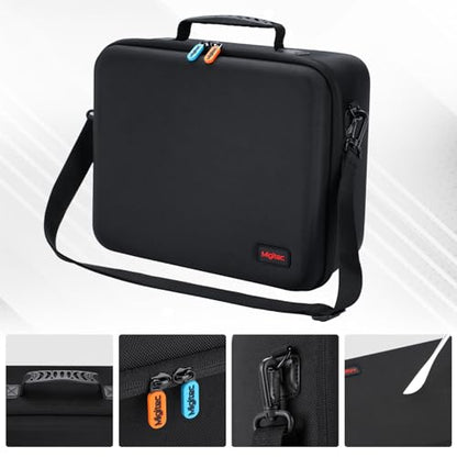 Migitec All-In-1 Travel Carrying Case Compatible with Nintendo Switch 2 | Protective Hard Case for Switch 2 Console, Dock, Pro Controllers, Joy-Con Grip, Power Adapter, 21 Games, Cables & Accessories
