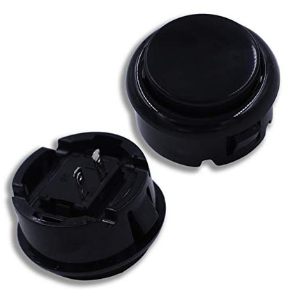 Arcade Game Controller Button Microswitch 8 Way Joystick Zero Delay USB Encoder Cable Stick DIY Kit for PC MAME Retropie Raspberry Pi - color: Black