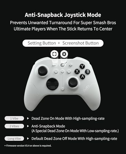 GuliKit ES Wireless PC Controller –3.25ms Low Latency,Hall Effect Joysticks | For PC/Steam/Switch/Android/iOS, Anti-Drift/Anti-Snapback,Switch 2 Wakeup,Gyro Motion Aim,30H Battery, Hall Trigger - color: ES-Hall Joysticks-Grey