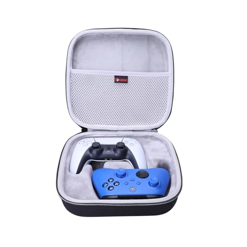XANAD 2-in-1 Controller Case for Xbox/Playstation/Nintendo Switch/PowerA/ELISWEEN/GameSir/Diswoe/TIANHOO Wireless Controller - Hard Travel Protective Carrying Storage Bag - color: Grey 2-in-1