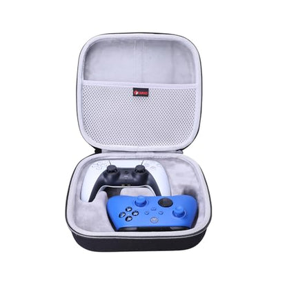XANAD 2-in-1 Controller Case for Xbox/Playstation/Nintendo Switch/PowerA/ELISWEEN/GameSir/Diswoe/TIANHOO Wireless Controller - Hard Travel Protective Carrying Storage Bag - color: Grey 2-in-1