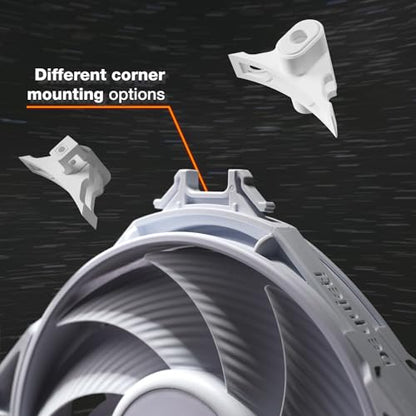 be quiet! Silent Wings 4 Cooling Fan | 120mm PWM high-Speed | White | BL115 - color: White, size: 120mm