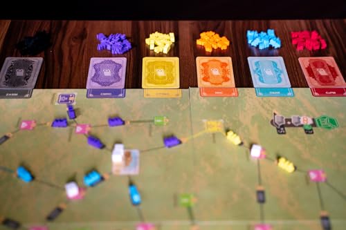 Age of Rail Bundle: South Africa Base Game + La Pampa & Allegheny Expansions | Train Board Game | Strategy Games for Adults