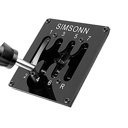 Steering Wheel H Gear Shifter Sequence Panel For Thrustmaster TH8AT300, PC USB Simulator Shifter Sequence Panel Plate Cover For Logitech G29 G27 Racing Games (7+R)