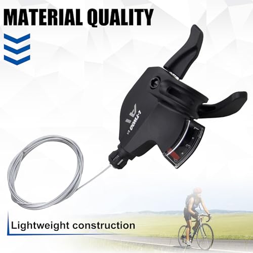WEEROCK Bike Shifter Lever 6 Speeds Right Thumb Gear Shift Lever for Mountain Bicycle - color: Right 6 Speed