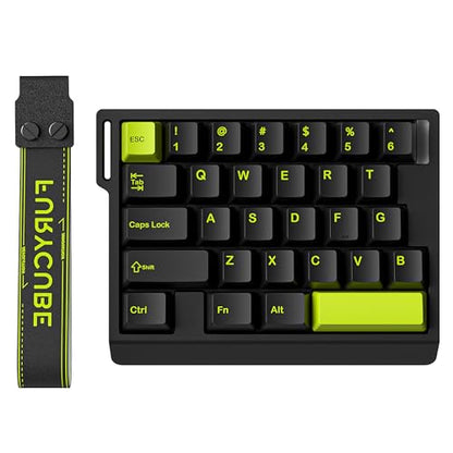 Left Handed Mini Gaming Kayboard 30% 29 keys Hall Effect Gaming Keypad,8K,0.01,Rapid Trigger,Swapable Mechanical Magnetic Switch,RGB,Portable One Hand Gaming Keypad for FPS/Rhythm Games PC/Mac,2nd KB - color: Black