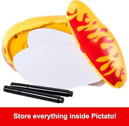 Mattel Games Pictionary Pic-Tato Drawing Game with 'Hot Potato' that Talks & Plays Music, Includes Erasable Markers & Boards, 3-8 Players Ages 8+ - style: Hot Potato