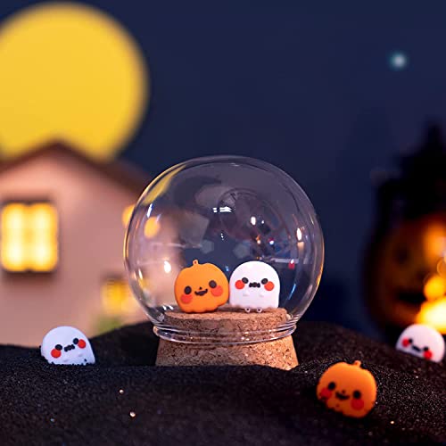 GeekShare Switch Accessories Kawaii Pumpkin Ghost Silicone Thumb Grips & Joystick Covers Compatible with Switch/OLED/Lite (4PCS) - Spooky for Gamers - color: Pumpkin